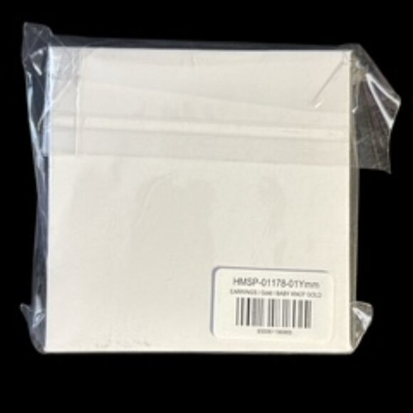 NWOT Baby gold double knot earrings - Picture 2 of 2